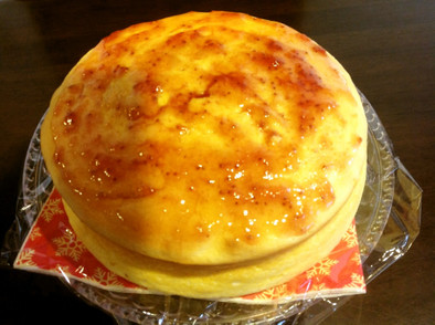 スフレカスピ海ヨーグルトケーキの写真