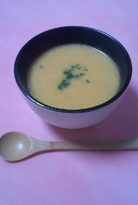 ニンジンとカボチャの豆乳スープ