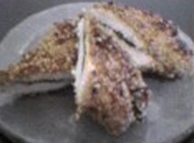 鶏の梅じそはさみ焼き