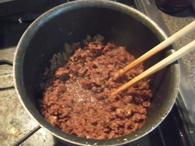 牛肉の甘辛煮の写真