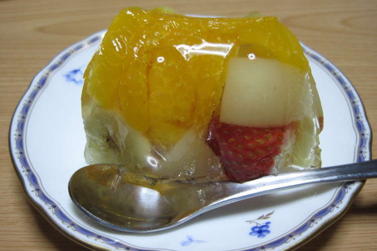 サイダー入りフルーツゼリー レシピ 作り方 By Ruitomo クックパッド 簡単おいしいみんなのレシピが359万品