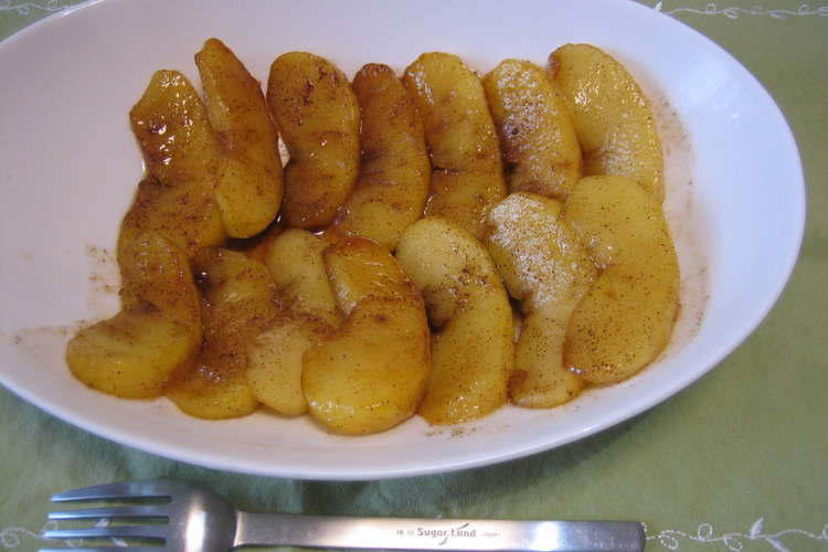 シナモンがけ 焼きりんご レシピ 作り方 By Cookslove クックパッド 簡単おいしいみんなのレシピが366万品