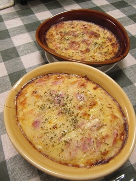 ふわっふわ♪チーズとツナの長いもグラタン