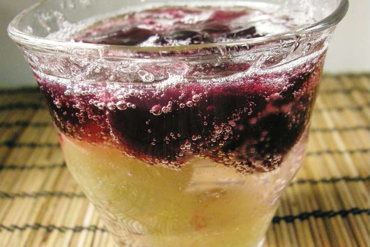 白ぶどうのサイダー♡ゼリー