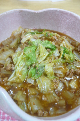 た~っぷり白菜で麻婆白菜