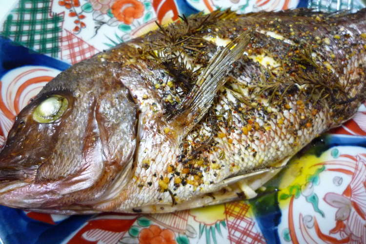 鯛のオーブン焼き ハーブ風味 レシピ 作り方 By とりちん クックパッド 簡単おいしいみんなのレシピが359万品