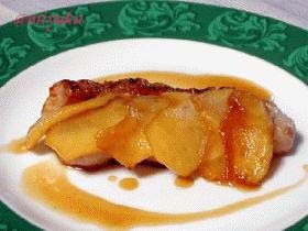 ■豚ロースのAppleソース☆