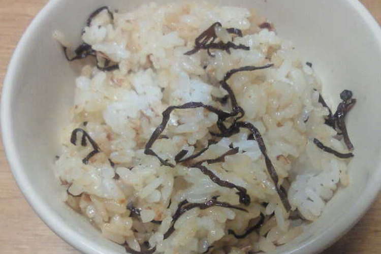 塩昆布とおかかのまぜご飯 レシピ 作り方 By かんちゃん１２１０ クックパッド 簡単おいしいみんなのレシピが352万品