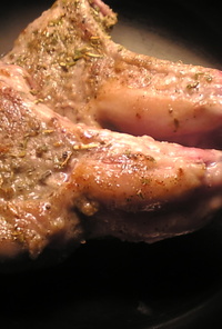 ラム肉のハーブステーキ