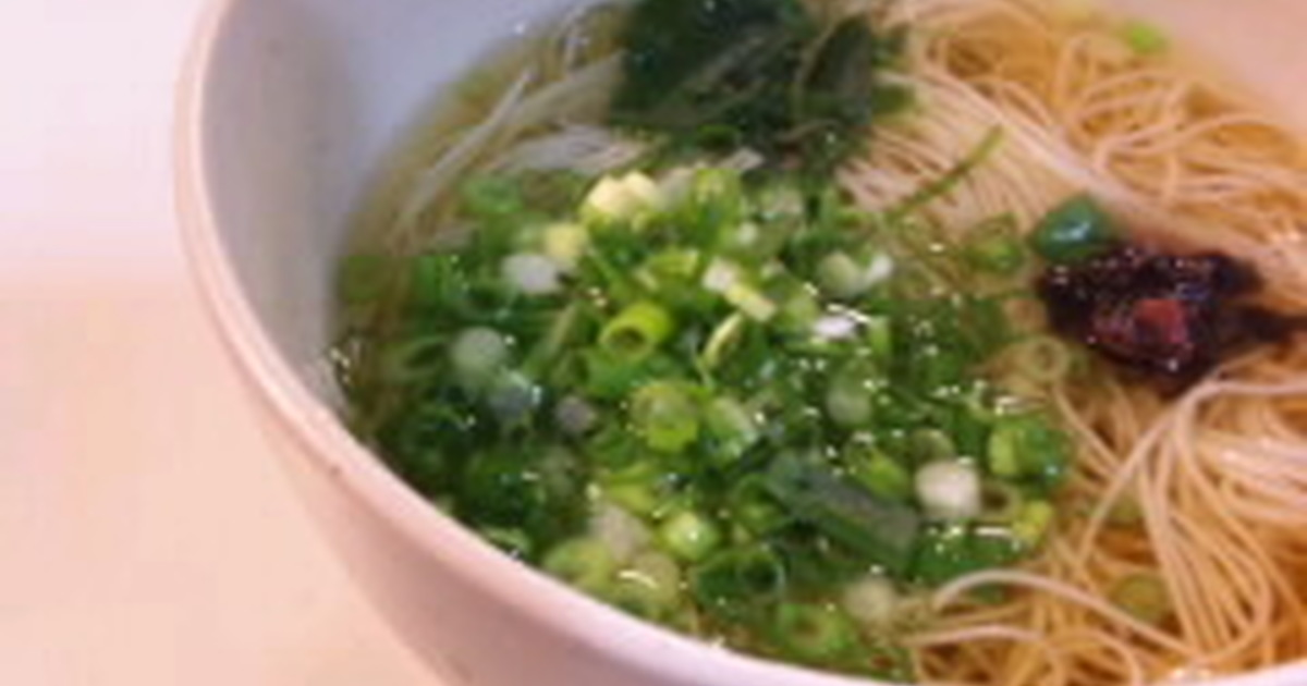 さっぱり優しい味 梅温麺 にゅうめん レシピ 作り方 By あつｍａｍａ クックパッド 簡単おいしいみんなのレシピが352万品