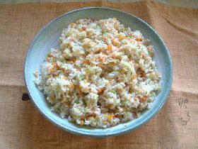 レタス炒飯で野菜たっぷり☆