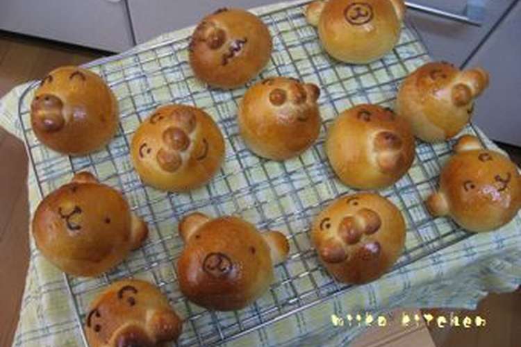 動物 キャラパン ｈｂで レシピ 作り方 By ミイコ1010 クックパッド