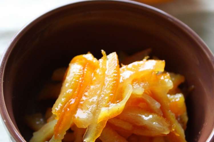 ほろ苦い自家製オレンジピール レシピ 作り方 By ずまこまま クックパッド 簡単おいしいみんなのレシピが361万品