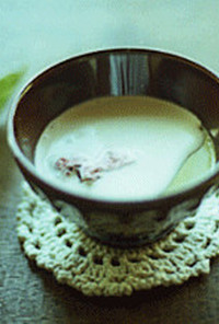 抹茶豆乳のパンナコッタ
