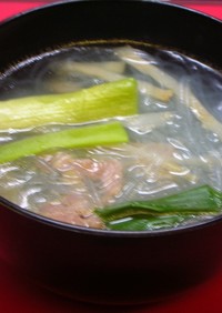 台湾家庭料理☆ザーサイ＆春雨のスープ