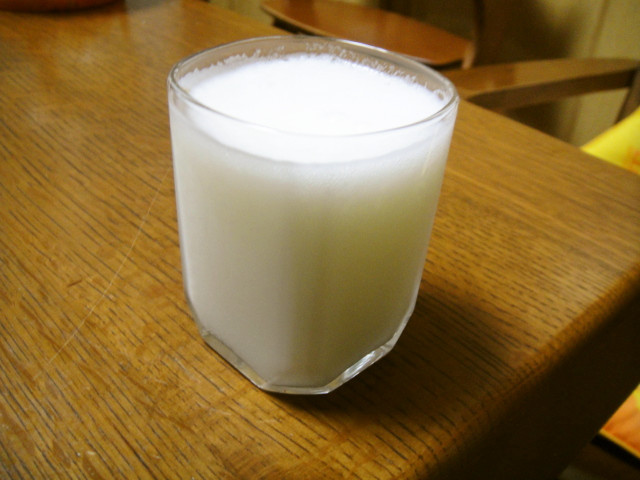 超簡単☆牛乳の炭酸割り（三ツ矢サイダー）の画像
