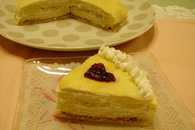 卵なしケーキ ｈｃｍでミルクレープ レシピ 作り方 By Myt09 クックパッド