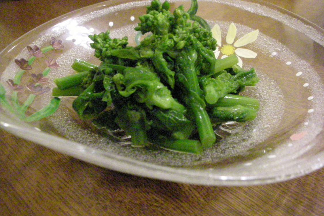 あれ おいしい 菜の花のおひたし レシピ 作り方 By らぶてるお クックパッド 簡単おいしいみんなのレシピが378万品