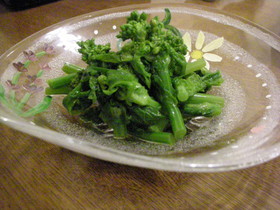 あれ？おいしい！菜の花のおひたし