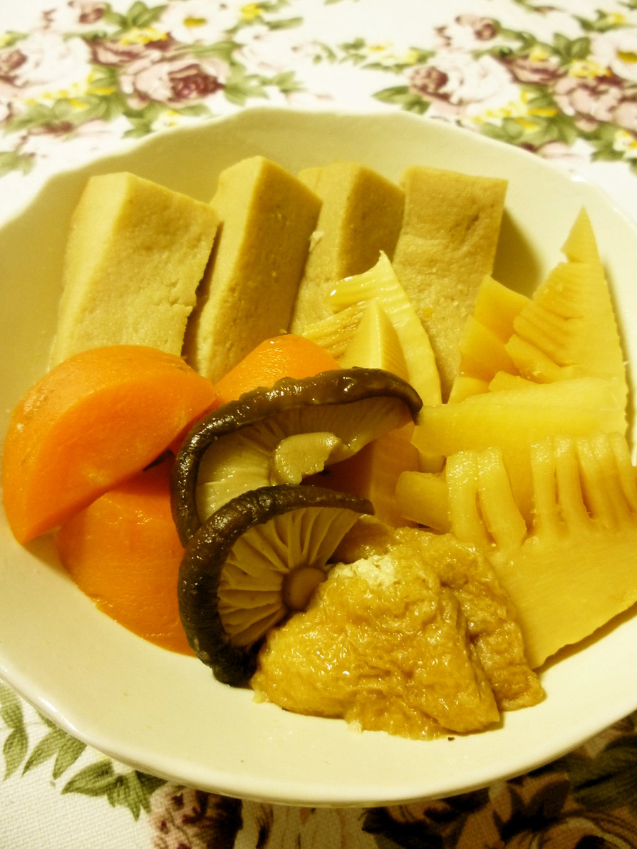 高野豆腐とタケノコの煮物♪の画像