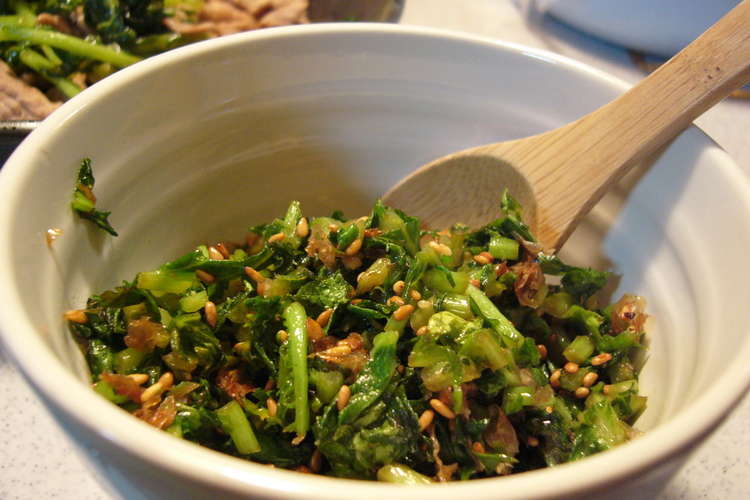 大根菜炒め ご飯にのせて菜飯 レシピ 作り方 By Monemone22 クックパッド 簡単おいしいみんなのレシピが353万品