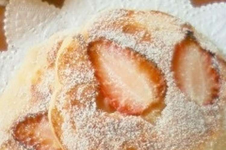 離乳食手づかみ いちごのパンケーキ風 レシピ 作り方 By 桃のやさしい薫り クックパッド 簡単おいしいみんなのレシピが366万品