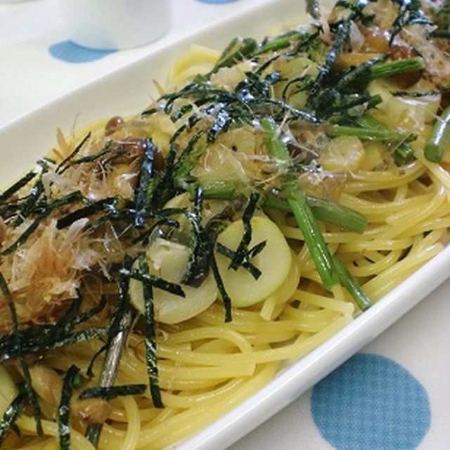 山菜和風パスタ レシピ 作り方 By なないく クックパッド 簡単おいしいみんなのレシピが374万品