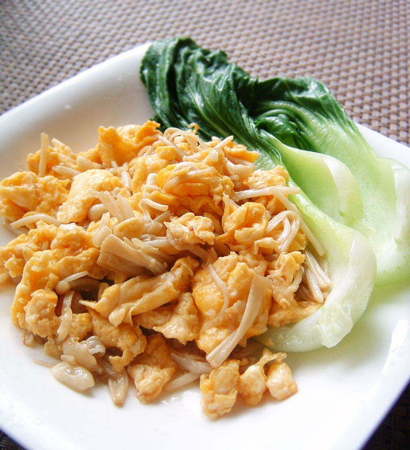 エノキと卵だけで簡単＆美味しい中華♪