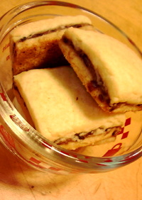 激ウマ☆ミルク風味のあんこサンドクッキー