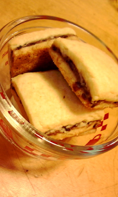 激ウマ☆ミルク風味のあんこサンドクッキーの写真