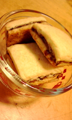 激ウマ☆ミルク風味のあんこサンドクッキーの画像