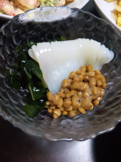 簡単!うまい!おつまみいか納豆