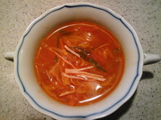 ミネストローネ風　簡単スープの写真