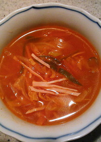 ミネストローネ風　簡単スープ
