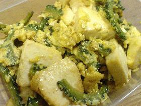 はなびし草の島豆腐のゴーヤチャンプル
