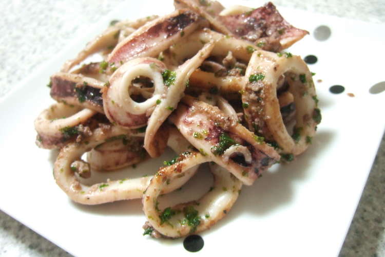 イカのアンチョビガーリック レシピ 作り方 By ぷりマン クックパッド 簡単おいしいみんなのレシピが355万品