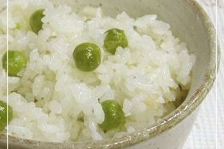 爽やか グリンピースご飯 レシピ 作り方 By Umemodoki クックパッド 簡単おいしいみんなのレシピが357万品