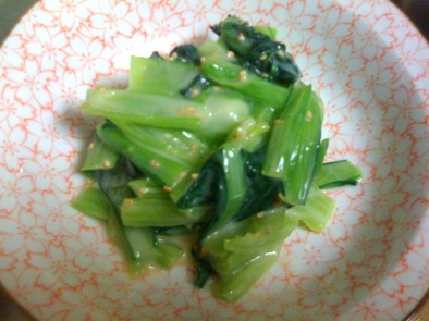 小松菜のからし白味噌和えの写真