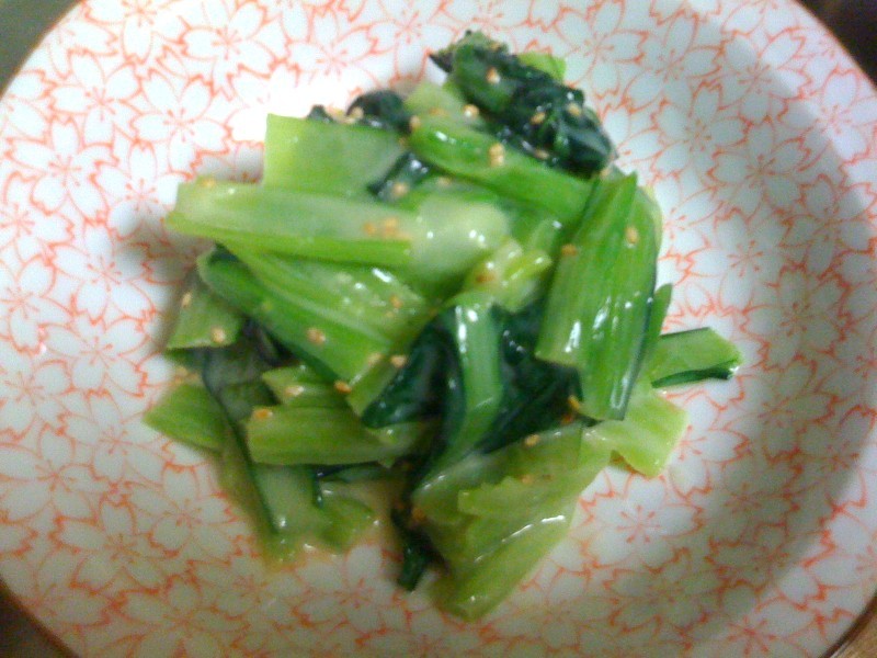 小松菜のからし白味噌和えの画像