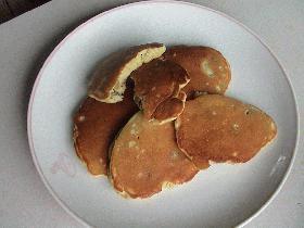 林檎とサツマイモのパンケーキ