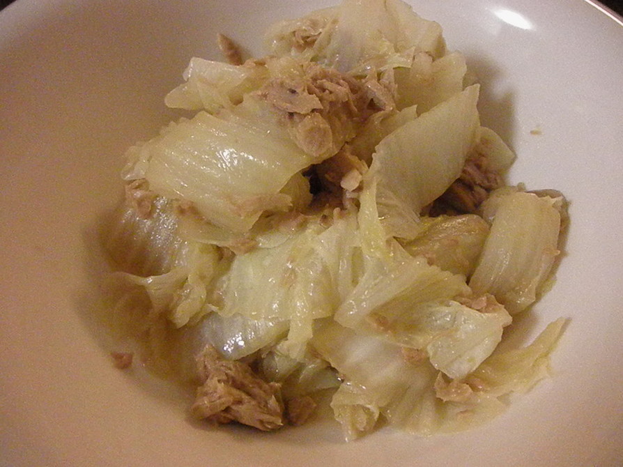 ルクルーゼで白菜とツナの簡単煮の画像