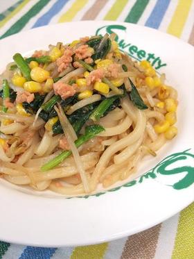 コーンバター焼うどん