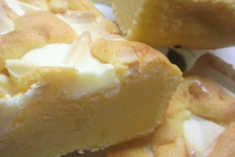 混ぜ混ぜ簡単 ﾎﾜｲﾄﾁｮｺｹｰｷ レシピ 作り方 By 夢まま クックパッド