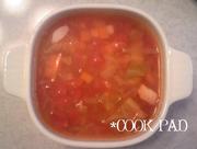 *材料を入れて煮込むだけ!ミネストローネの写真