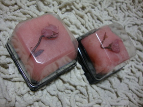 白玉粉で簡単桜もち