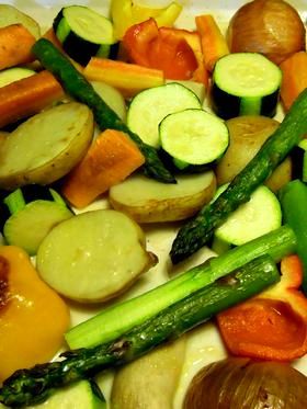 野菜のオーブン焼きの画像