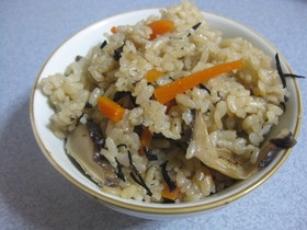 ♡ひじきの炊き込みご飯♡