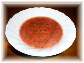 トマトと青紫蘇の冷静スープの画像