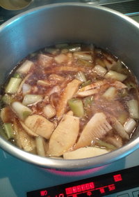 筍と豚バラの炒め煮