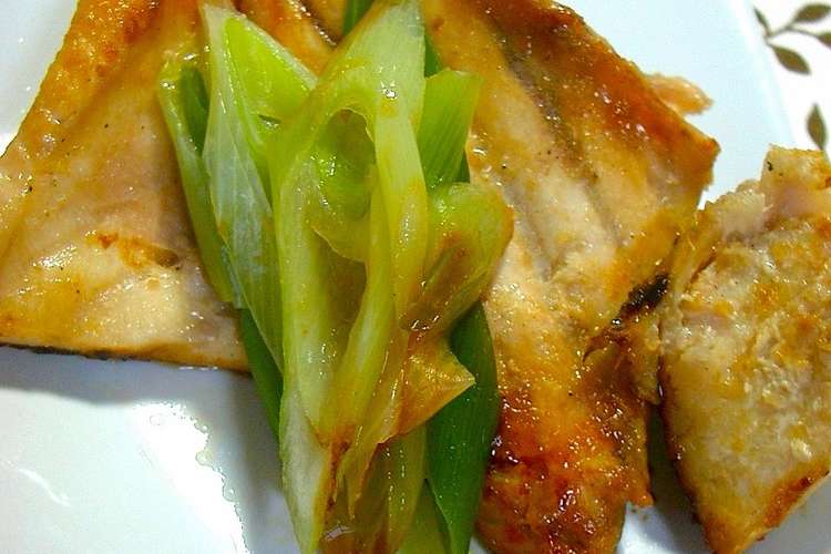 ブリのアラで ネギ塩焼き レシピ 作り方 By ママdeko クックパッド